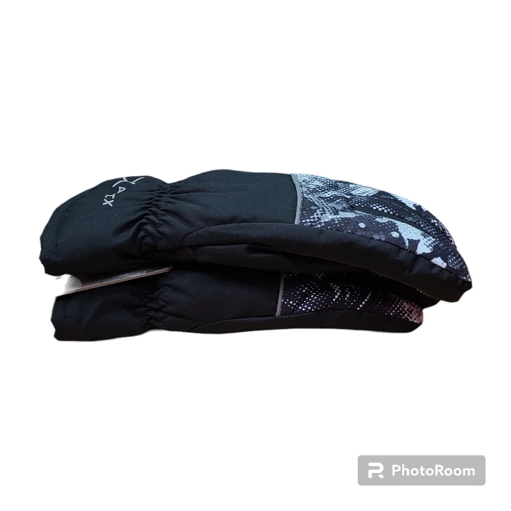 Arctix Size X-Large Black Photo Blitz 3M Thinsulate Puffer Snow Ski Gloves NWT